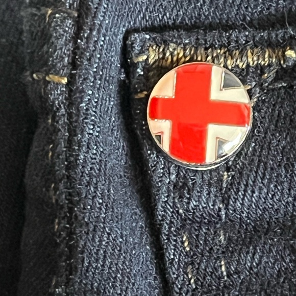 Hudson BLAIR Dark wash High Rise super skinny crop jeans size 27 NWT - Picture 8 of 10